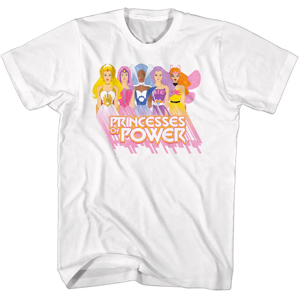 She Ra Princesses of Power Men's T Shirt Glimmer Netossa Spinnerella Master