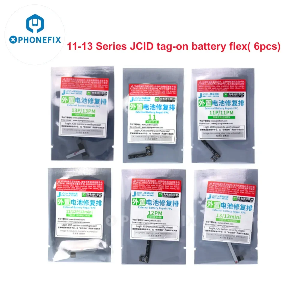 JC V1SE-Câble flexible de réparation de batterie d'origine pour iPhone 11, 12, 13, 14, 15 Pro Max, programme de données de batterie, lecture et écriture, outils de réparation