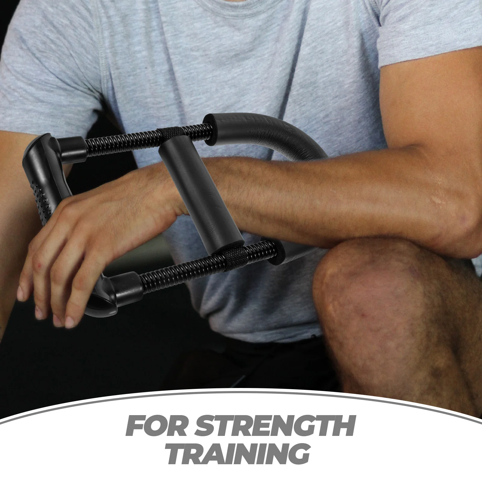 

Forearm Trainer Wrist Force Device Metal ABS Sponge Muscle Exercise Arm Lightweight Portable for Grip
