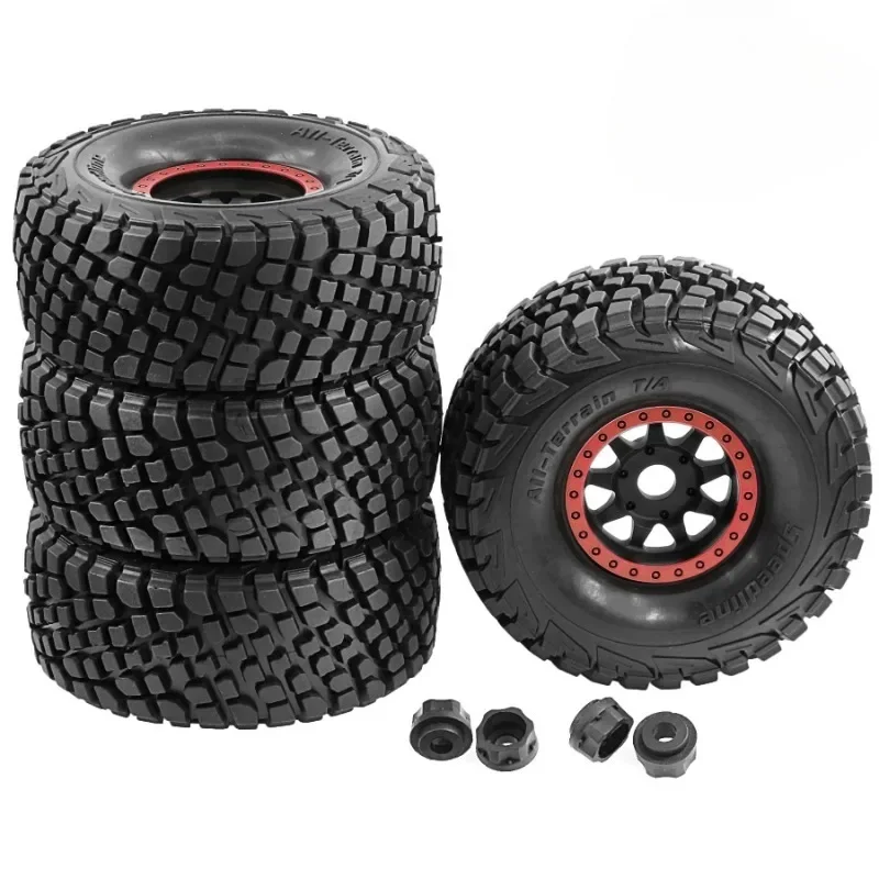 Pneus e rodas de caminhão de curso curto RC 17mm Hex para 1:7 1:8 RC Truck Car HSP TRXS UDR FS FSR Atom ARRMA Mojave DB8 YK4072 DF7