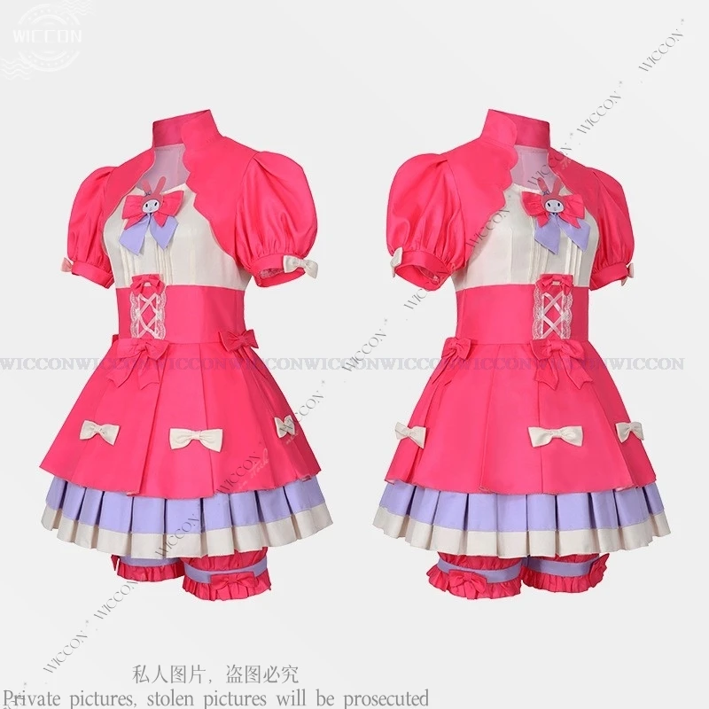 Lily Barrier Cosplay Game Identity V Cheerleader Cosplay Costume Party Uniform Pink Dress Carnival Anime Role Play Suits Marie