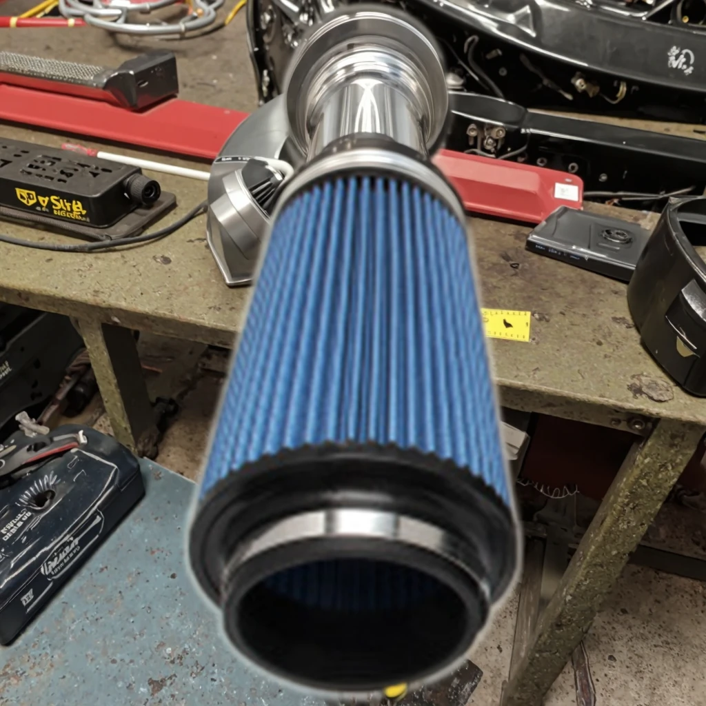 SXLL مجموعة أنابيب دخول الهواء البارد عالية التدفق لـ 1999-2003 7.3L مجموعة أنابيب دخول الهواء البارد للسيارة العالمية لـ 7.3L