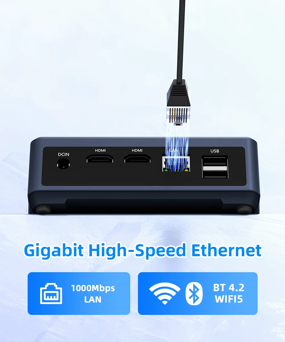 ZXIPC Mini PC AMD Ryzen 5 3500U 16GB DDR4 500GB SSD NVME Wifi5 BT4.2 Windows 11 Triplo Display Desktop FAI DA TE Gamer Computer