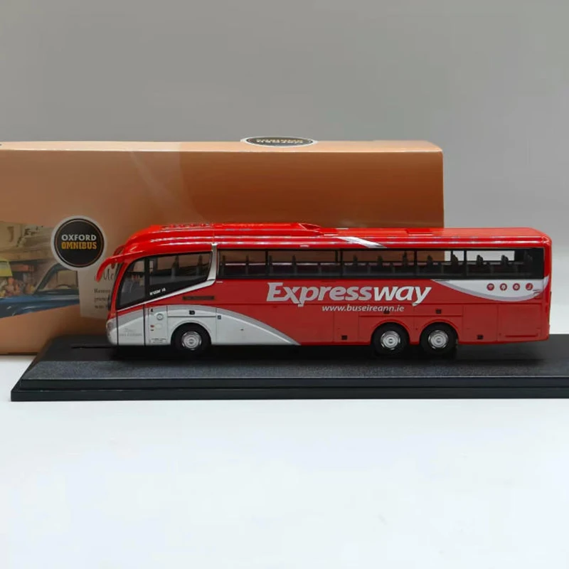 

OXFORD 1/76 Irizar16 красный автобус из сплава, имитация модели автомобиля, коллекция, дисплей, игрушки, подарки, сувениры