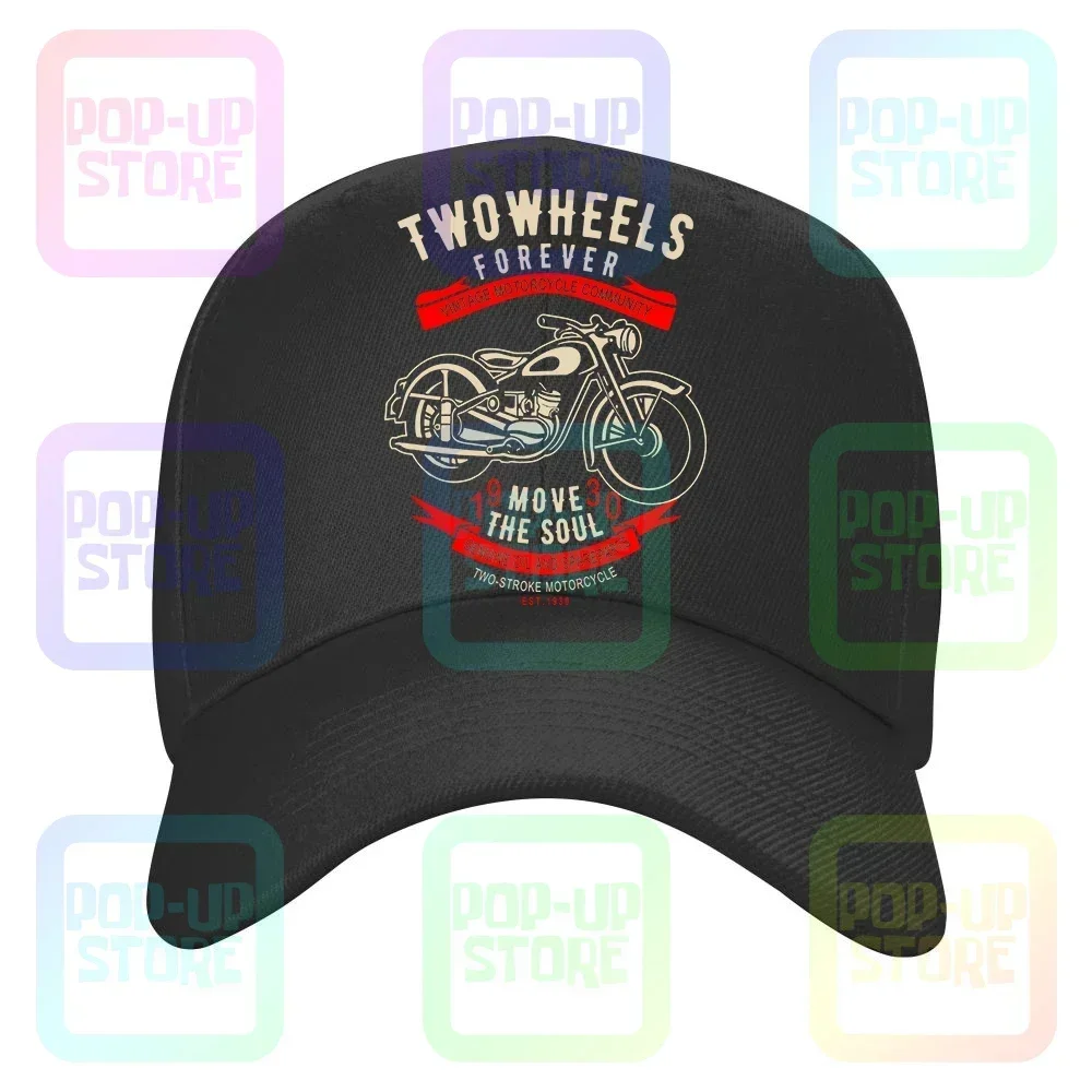 Vintage Motocicletas Dkw Rt 125 - Biker Chopper Bopper Ifa Mz Awo Krad Gorras de algodón para conductor de camión Gorra de béisbol para hombres y mujeres