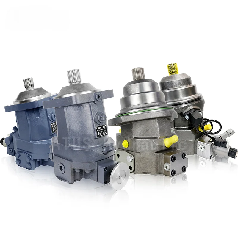 Motor hidráulico para máquina de perfuração, cabeça do poder, alta velocidade, atuador giratório, A6VM107, 160, 200