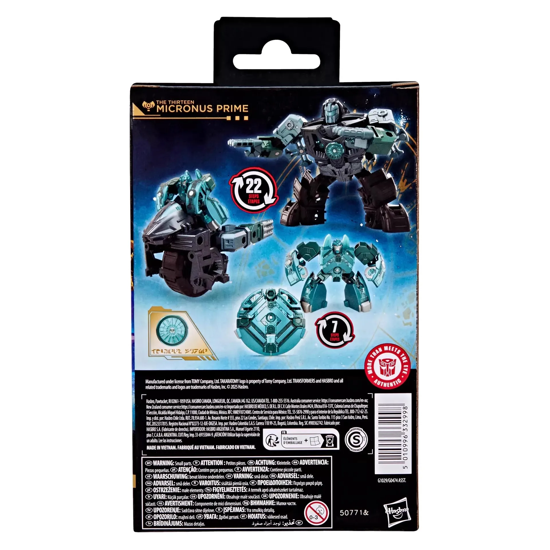 【Prevendita】Hasbro Transformers Age of the Primes Il tredici micronus Prime G1029