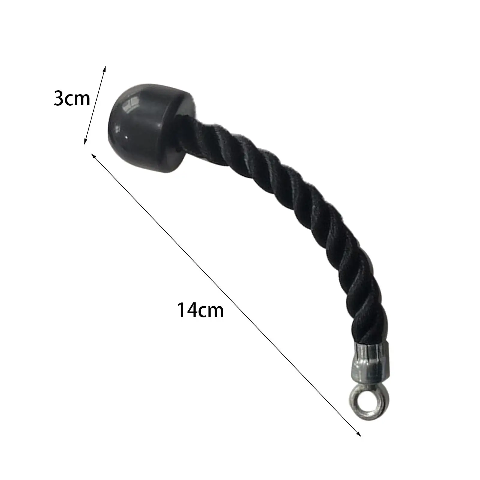 Cable Attachment Durable Triceps Rope for Strength Training Bodybuilding Gym