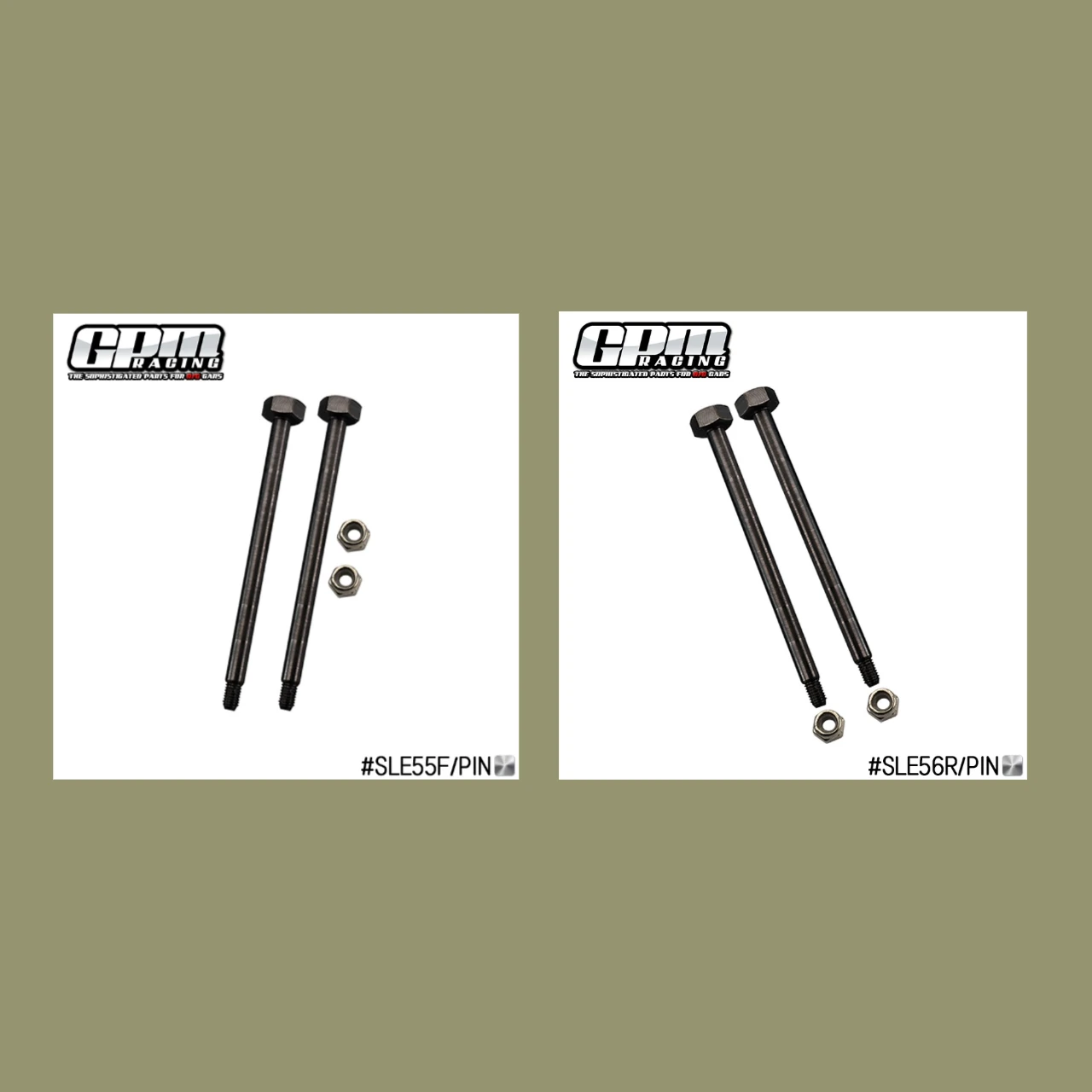 GPM Medium Carbon Steel Front Or Rear Suspension Outer Pins For TRAXXAS 1/8 4Wd Sledge