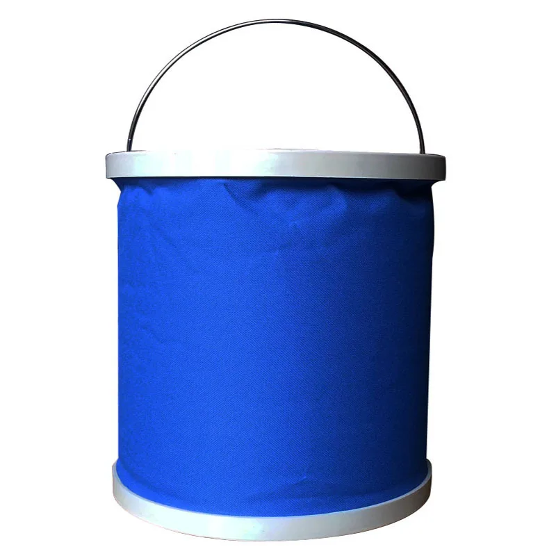 9/11/13L Bucket Portable Folding Bucket Outdoor Fishing Car Wash Cleaning Tool Bucket Camping Hiking Outdoor Supplies