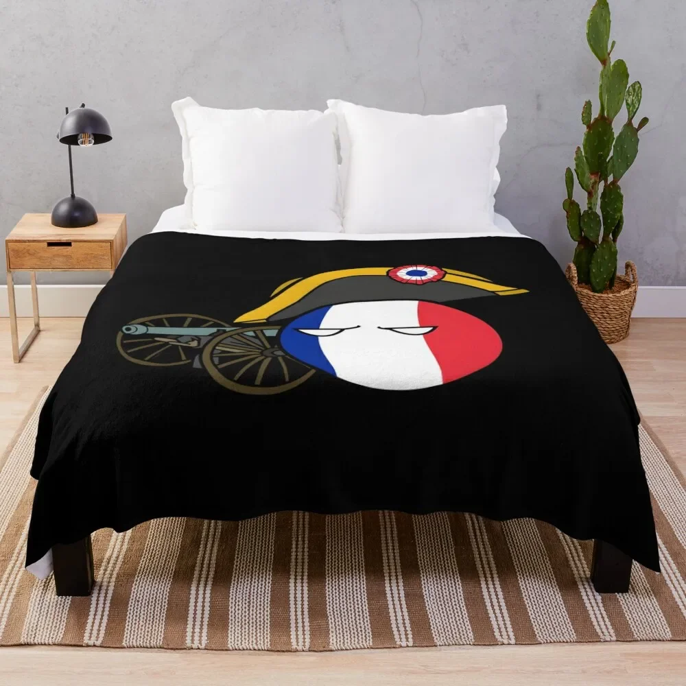

Polandball - Napoleon France Essential Throw Blanket Hair For Decorative Sofa Picnic Flannels Blankets