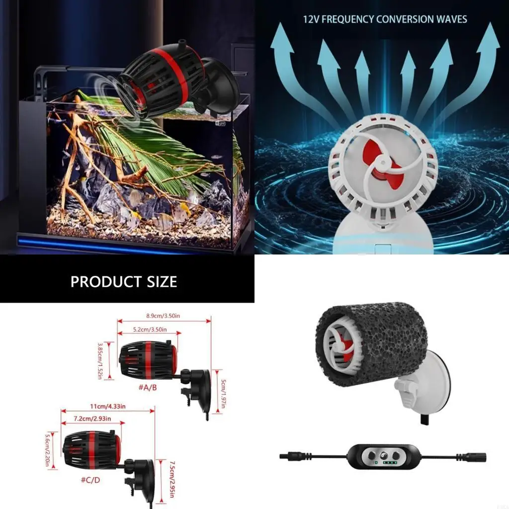   Variable Frequency Aquariums Waves Pump Natural Professional Ocean Simulation Pump for Various Water Conditions
