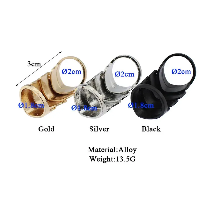 CyAnime Oosaki نانا خواتم الشرير القوطية روك التمرير المشتركة درع المفصل المعادن خواتم الاصبع تأثيري الدعامة النساء الرجال مجوهرات هدايا