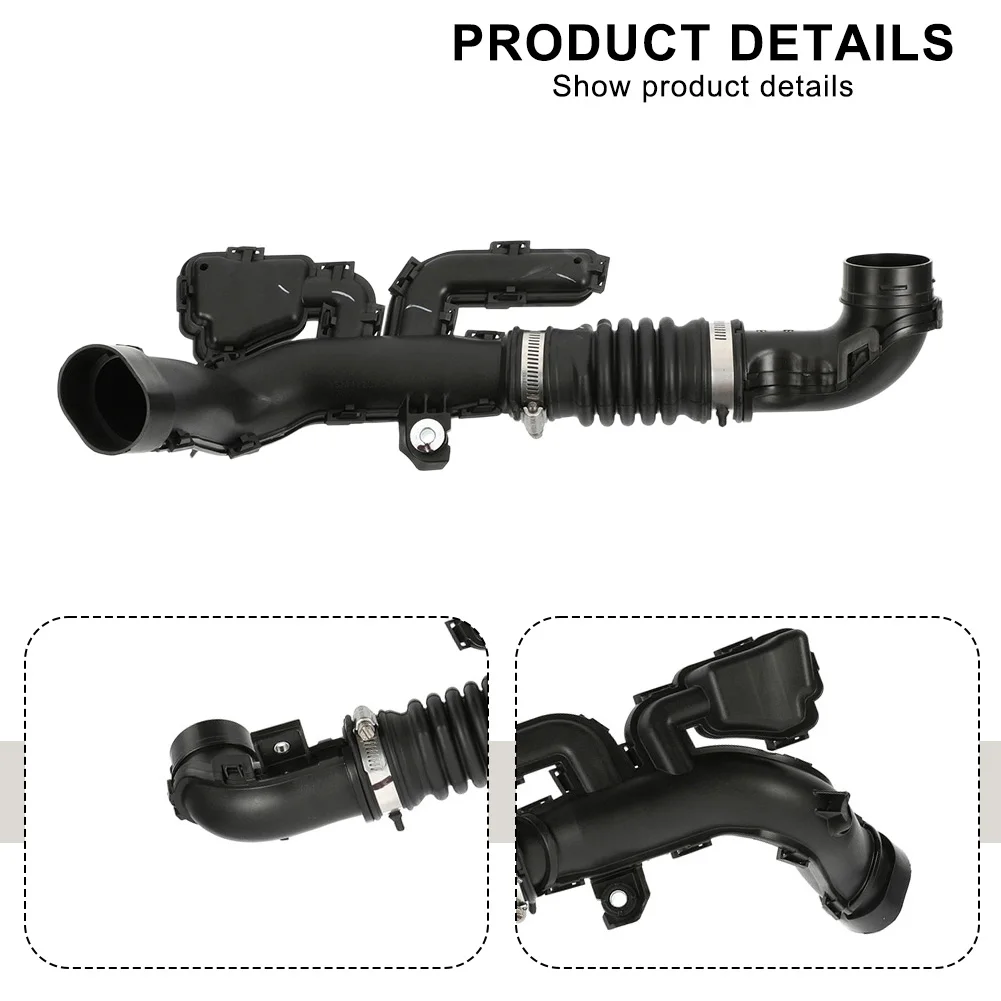 

Воздуховод воздухоочистителя двигателя для Nissan Versa, Versa Note 2013-19, 165549KA0B, черный, из АБС-пластика, в сборе