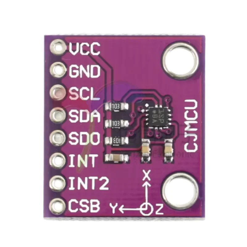 1pcs BMA250E three-axis acceleration sensor module low-g xyz three-axis MEMS board