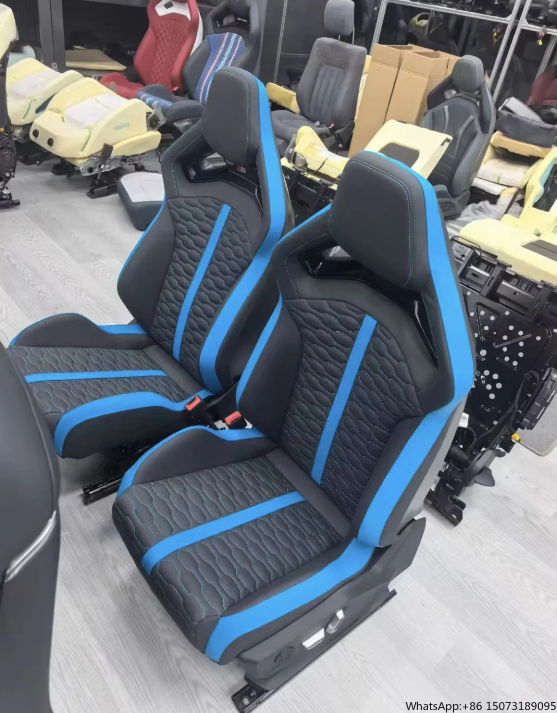 For  A3 A4 A5 A6 A7 A8 Q3 Q5 Q7 Customized Carbon Fiber Sport Seat Genuine Leather RS for RS6 RS7 Barrel Racing Automotive