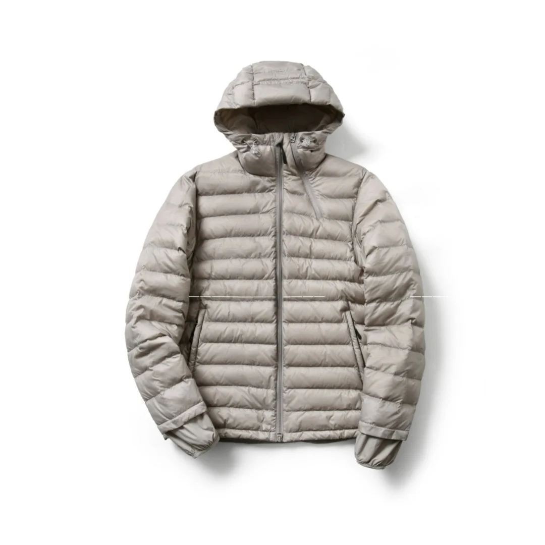 

Мужская уличная куртка Du down Jaet с дышащей внутренней подкладкой, защитой от перьев, удлиненным рукавом, воротником-стойкой, утолщенная, из полиэстера.