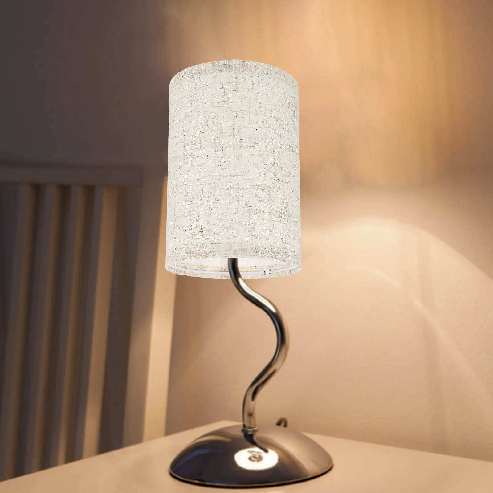 

Wall Table Light Shade Foldable Simple Lampshade Stable Structure Easy Install for Bedroom Living Room Home Light Cover Eye