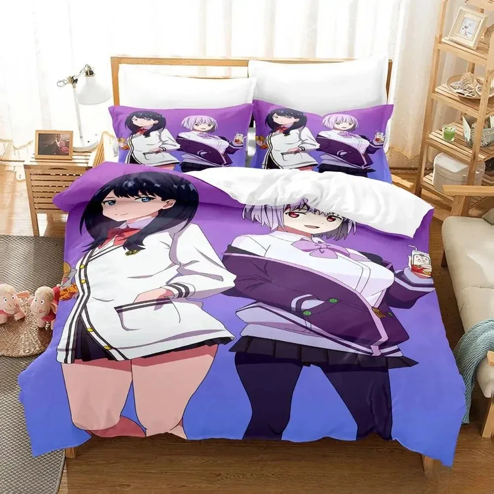 SSSS.GRIDMAN Bedding Set Single Twin Full Queen King Size Bed Set Adult Kid Bedroom Duvet cover Sets Anime parure de lit Bed