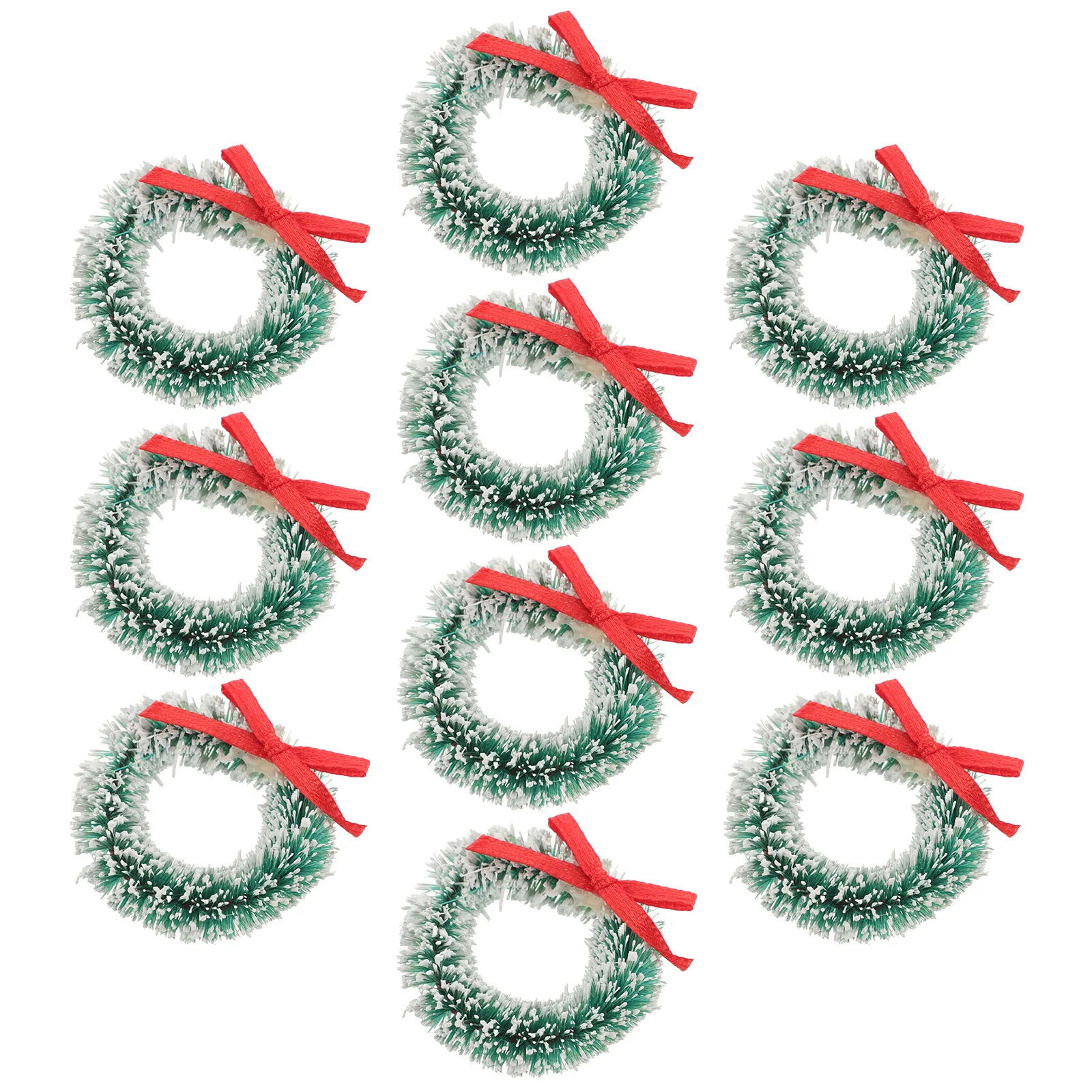 10 個ミニガーランドぶら下げ装飾クリスタルオーナメントハート型ワイヤーリースフレームゴールドツリーオーナメントサイザル麻シルク