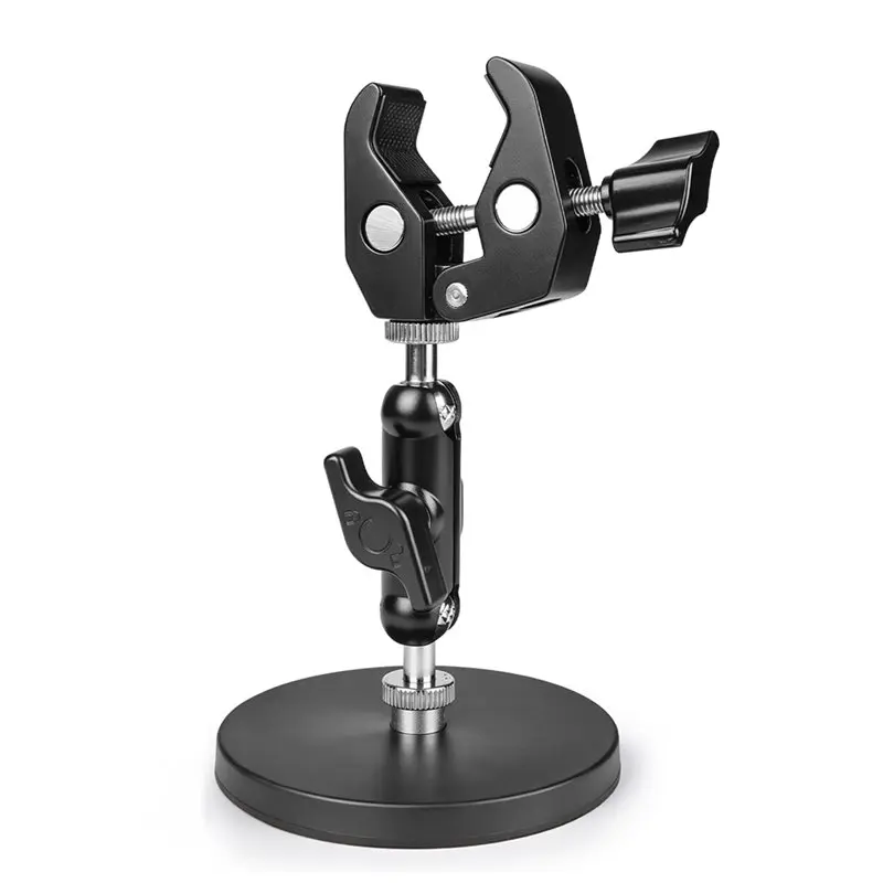 B23B Magnetic Umbrella Storage Rack Multifunctional Metal 360° Magnetic Clamp Joint Holder For Flashlight Umbrella Fix Parts