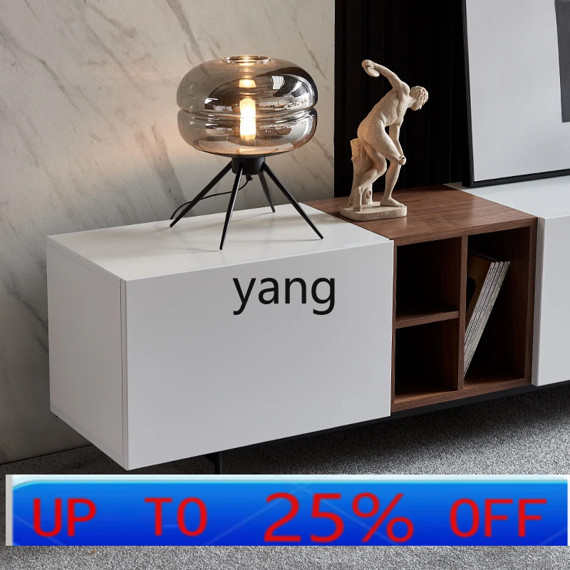 

LTT Italian TV cabinet Modern simple Nordic TV cabinet Small apartment living room coffee table combination