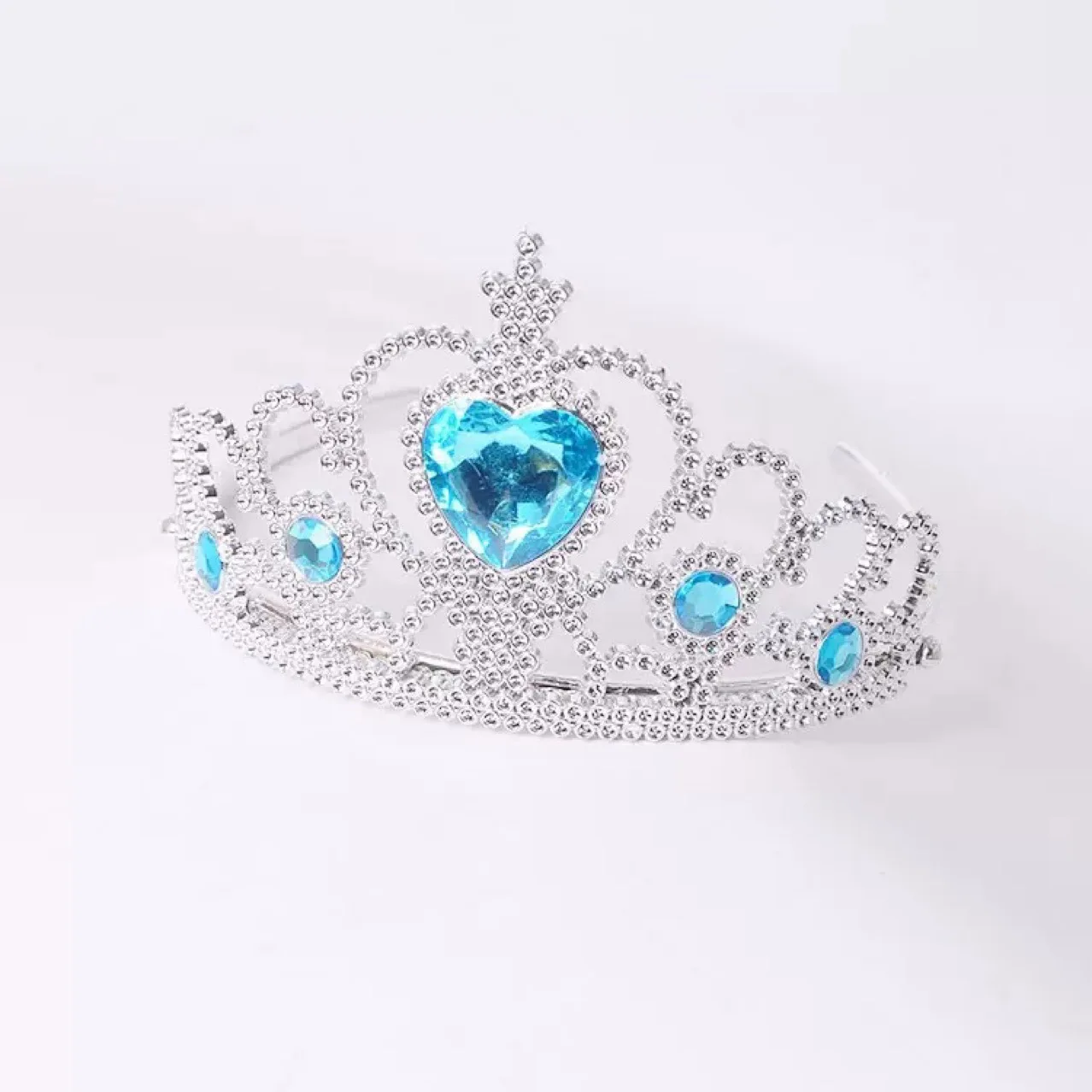 Lovely Fashion Hairbands Multi Color Lightweight Queen Princess Crown Headbands Heart Birthday Tiara For Girls Party Accessories image 3
