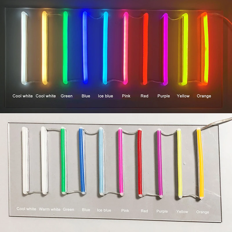 Beter Samen Led Neon Sign Led Transparante Flex Usb Powered Muur Opknoping Slaapkamer Decor Bruiloft Nachtlampje Teken Gift Vrouw