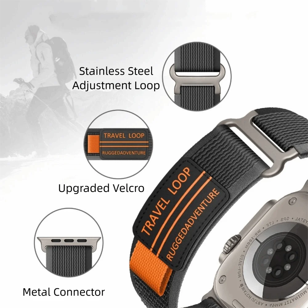 النايلون اللياقة البدنية الفرقة ل Whoop 5.0/4.0 استبدال حزام لينة الرياضة معصمه تنفس قابل للتعديل المقتفي حزام النساء الرجال