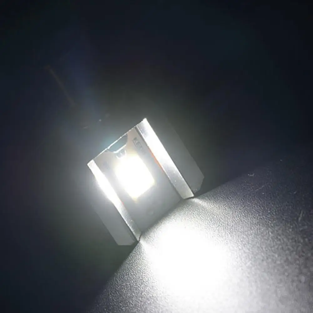 Bombilla de Faro de haz alto/bajo para motocicleta, bombillas blancas para motocicleta, H6 BA20D DC 8V-80V 8W 6500K COB
