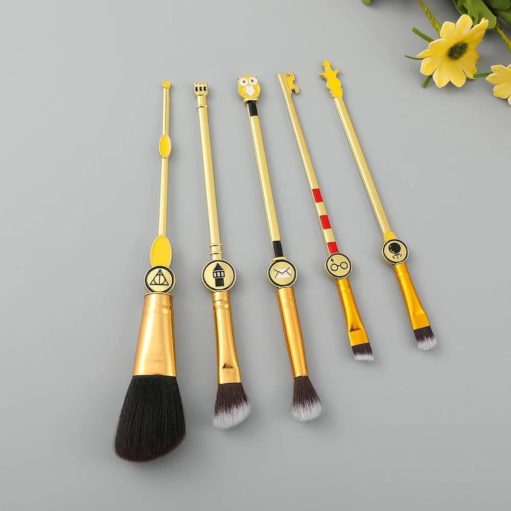 Harry Potter Horcrux Makeup Brushes Set Eye Shadow Foundation Women Cosmetic Brush Eyeshadow Blush Powder Blending Beauty Tool