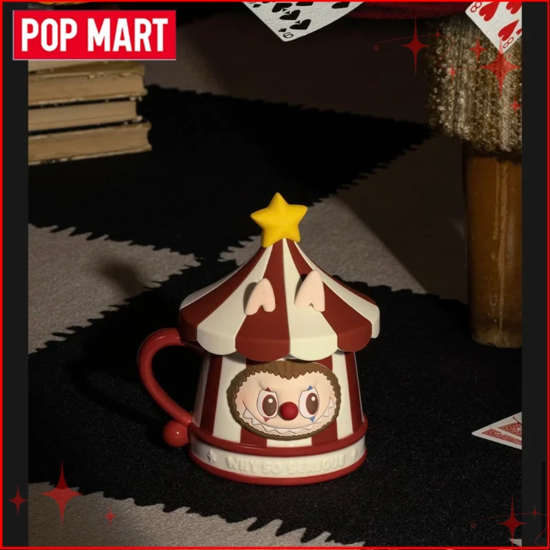 

Подлинная серия POPMART WHY SO SERIOUS, кулон, слепая коробка, сумка для конфет, кружка Labubu, подарок на Хэллоуин