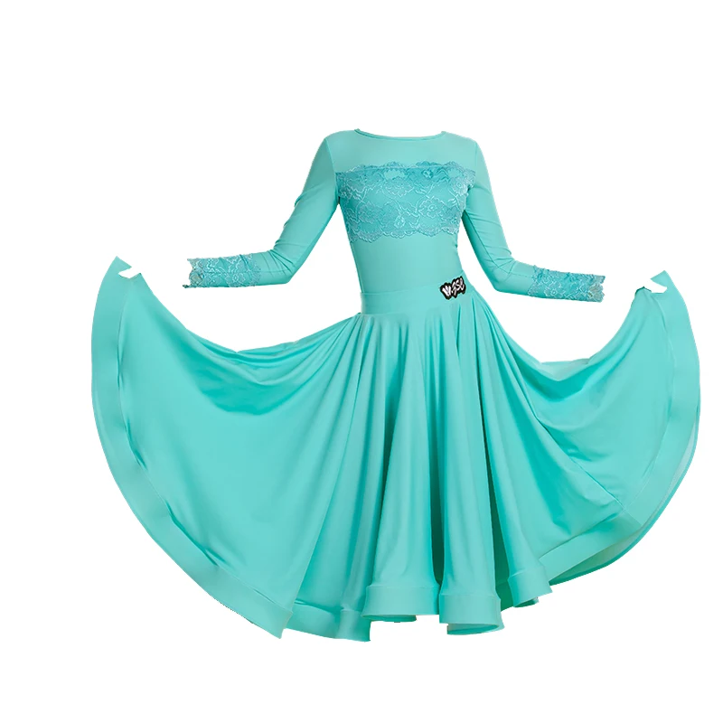 ชุดเต้นรำสมัยใหม่สำหรับผู้หญิง ชุดเต้นบอลรูมวอลซ์ ชุดเต้นรำสังคม ชุดเต้นรำชาช่า ชุดเต้นรำสแควร์ ชุดเต้นรำบิ๊กสวิง ชุดแข่งขันการแสดง