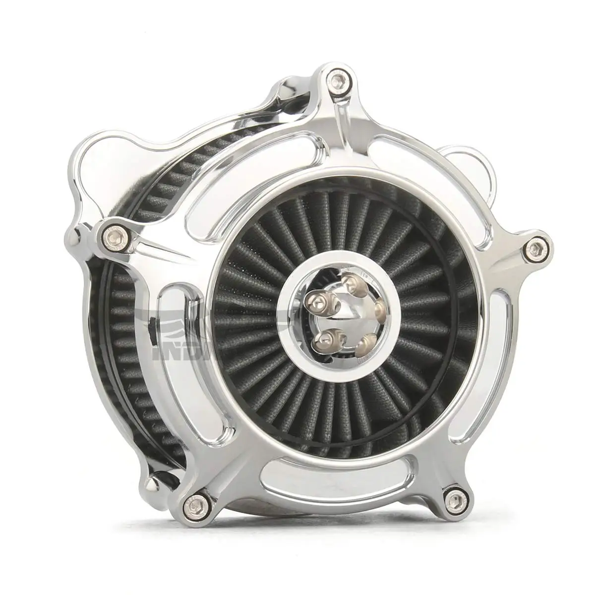 Washable air filter Chromed Spike AIR CLEANER intake