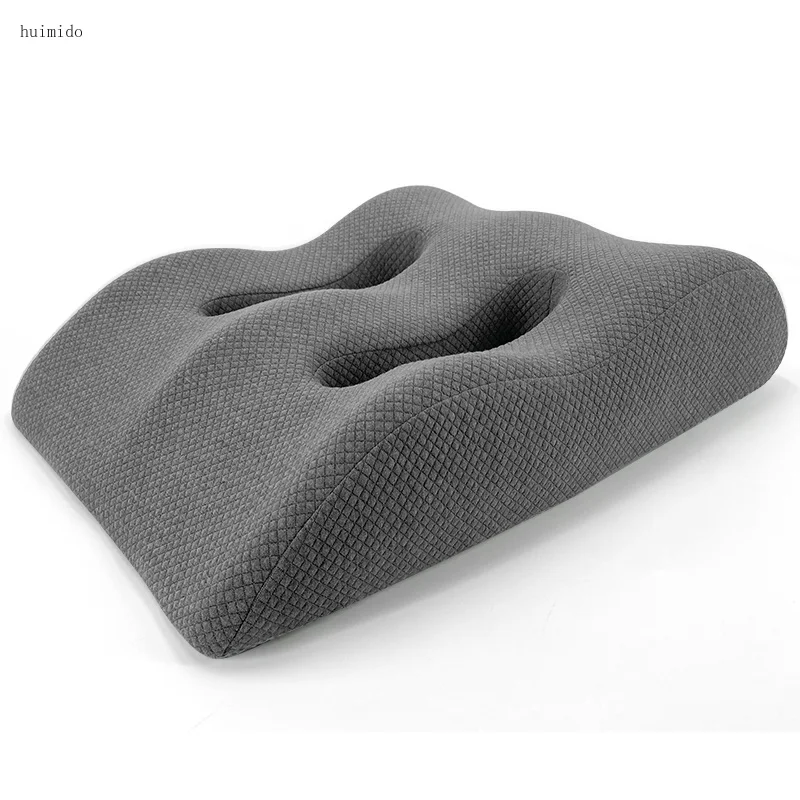 Memory Foam Leg Pillow for Sleep, Leg Elevation Pillow for Swelling, Blood Circulation, Leg and Back Pain Relief