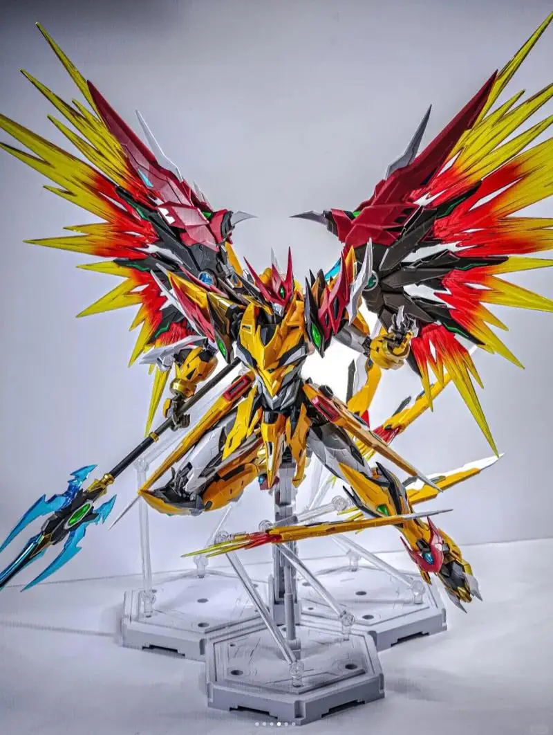 متوفر محرك Nuclear Mg 1/100 Aobing-Nezha-Bai Qi-Cao Ren هيكل عظمي معدني يتحرك يجمع نموذج Mecha ويجمع هدايا الألعاب #6