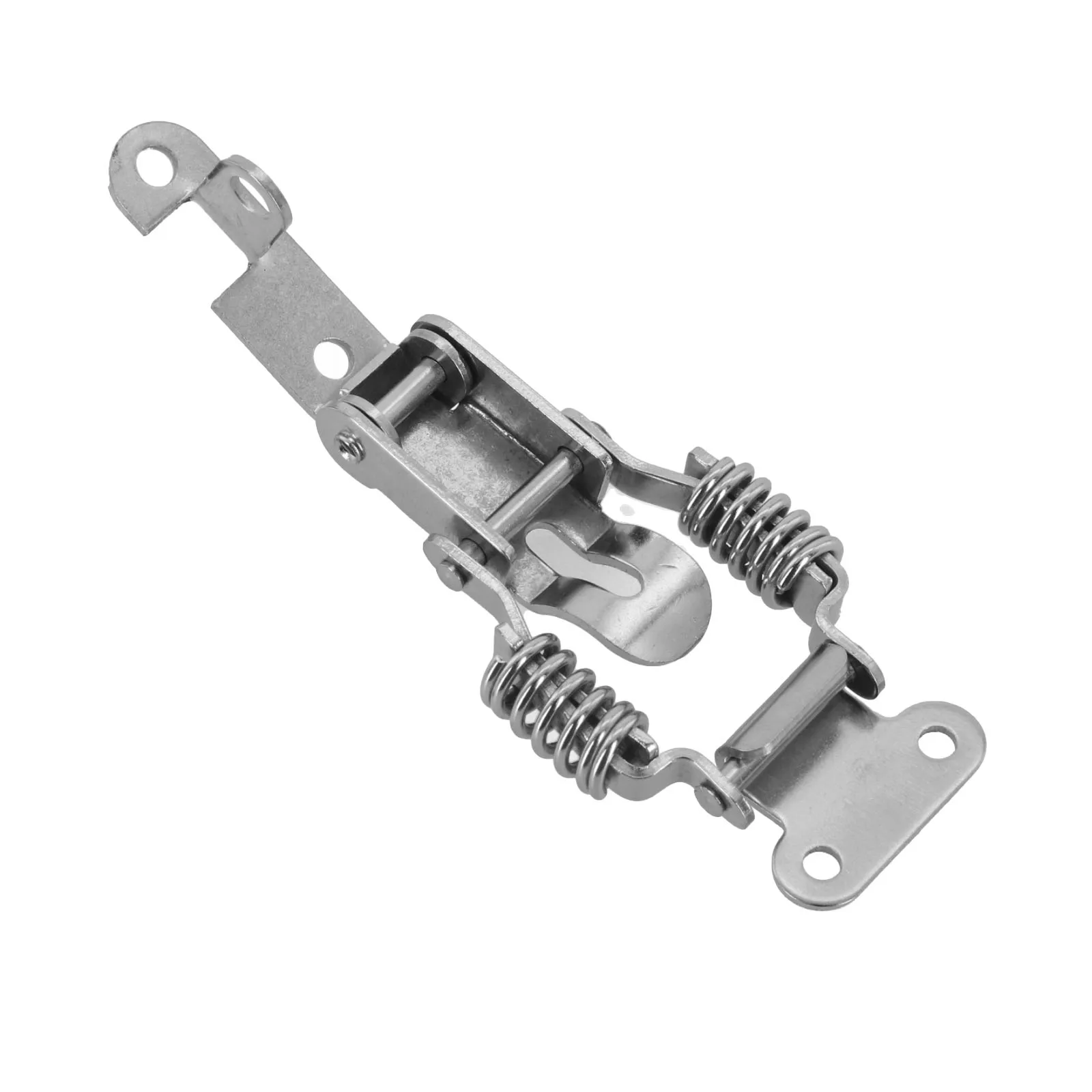1pcs Spring Hasp Toolbox for toggle Latches Lock Stainless Steel Double Springs Latch 2.56 X 18.5inch For Ordinary Boxes