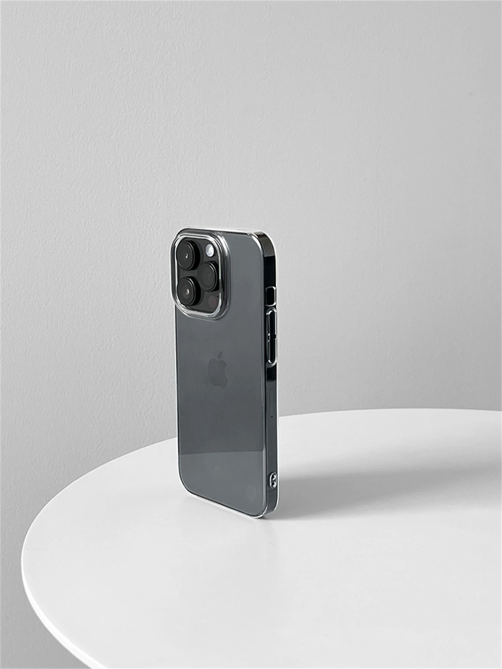 0,7 mm ultradünne, sandgestrahlte, mattierte Hart-PC-Hülle für iPhone 18 17 16 Pro Max 15 14 Plus 13 12, einfache transparente Abdeckung – Detail 5