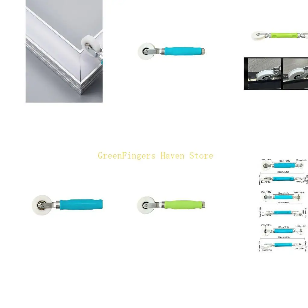F68D Single Pack LED Strips Fitting Roller for Display Lighting Mounting