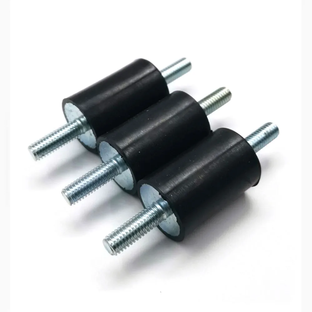 1pcs Rubber Mount Anti Vibration M3 M4 M5 M6 Double Male Thread Silentblock Isolator Damper Dia 8mm-30mm Type VV