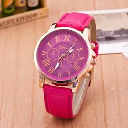 Reloj informal de cuarzo Geneva para mujer, pulsera de mano con cinturón de doble nivel, venta al por mayor, liquidación