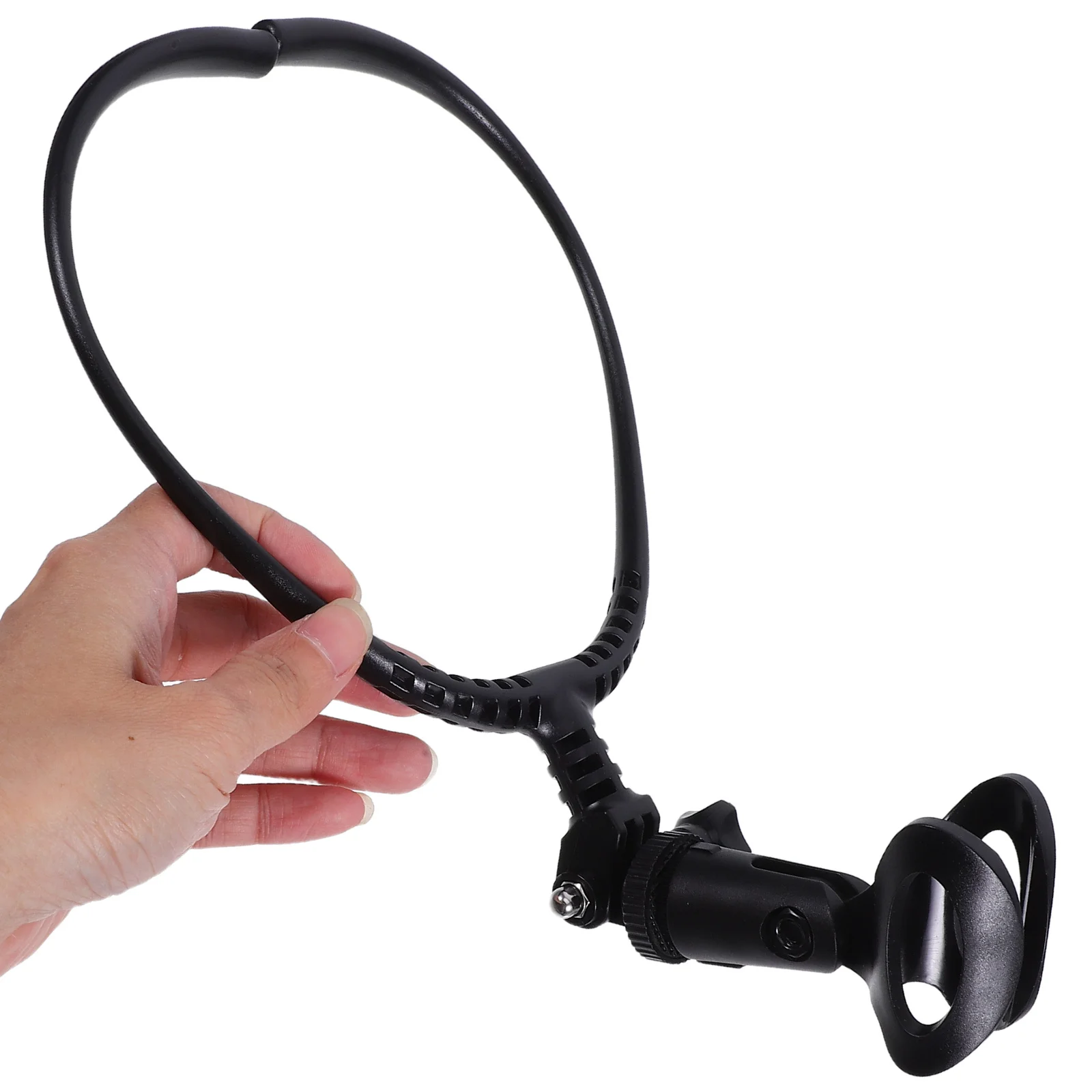 

Adjustable Neck Mic Holder Hanging Microphone Rack Handsfree Mic Support for Performing Singing Hosting Microphone Accessories