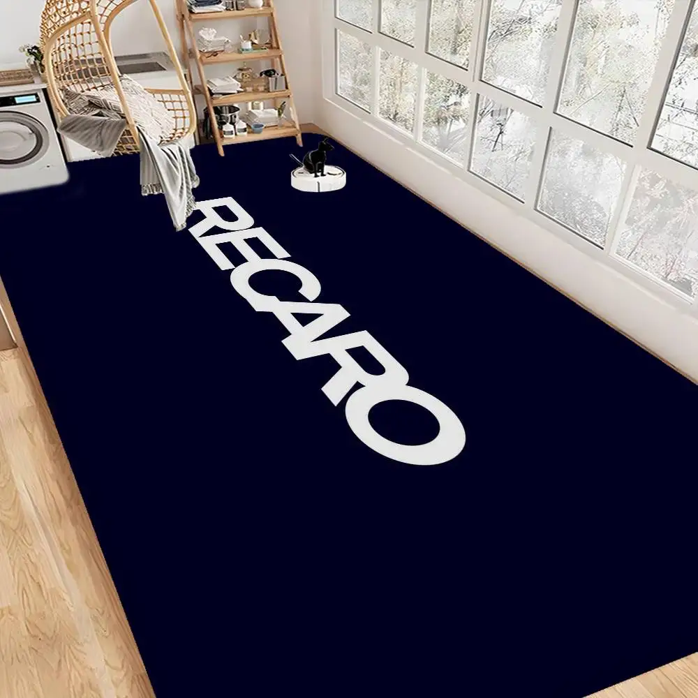 

R-Recaro Logo Entrance Door Mat Washable Non-Slip Living Room Sofa Chairs Area Mat Kitchen Welcome Doormat