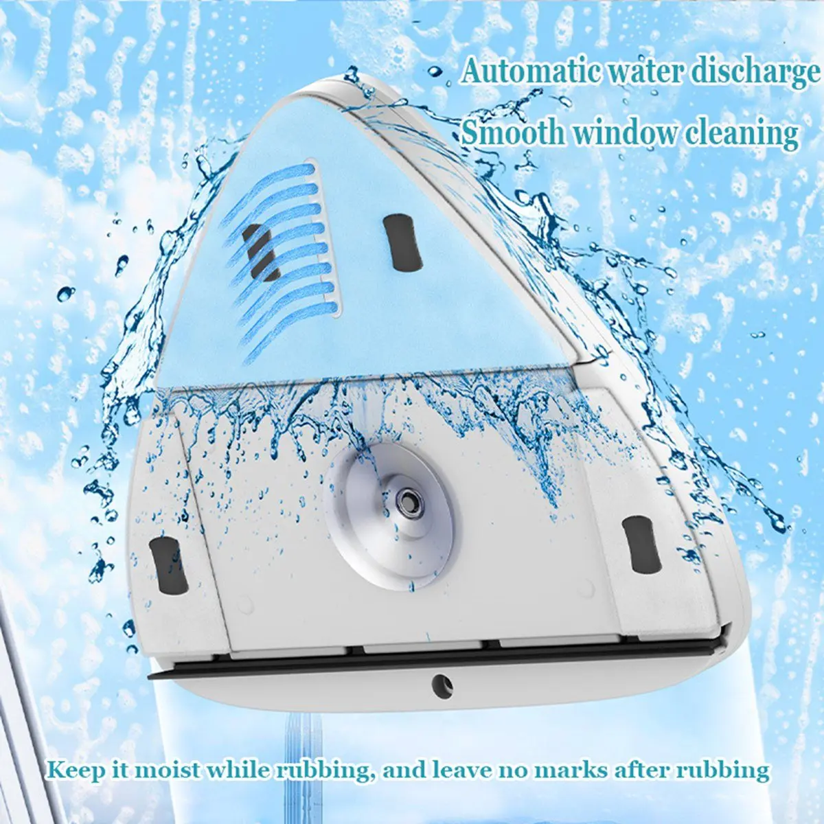 

Магнитный очиститель окон с наполнителем водой, двухсторонний очиститель окон для профессионалов окон 3-35 мм (очиститель окон) E