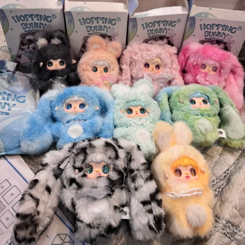 

НОВАЯ серия Yooki Jumping Little Rabbit, слепая коробка, плюшевая подвеска, милая кукла, модный подарок для девочки