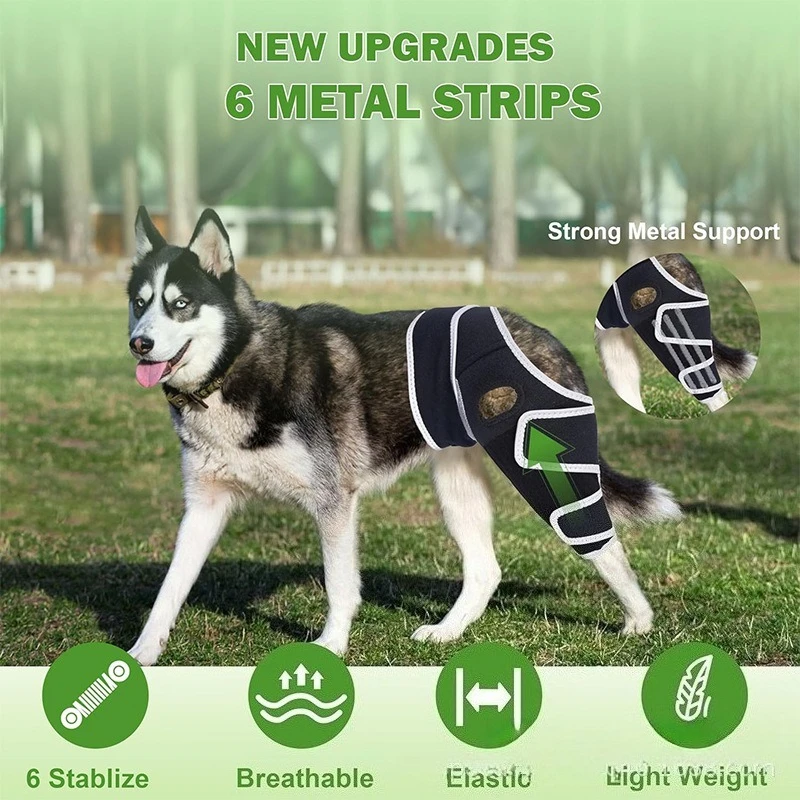 Dog Hip Knee Brace Adjustable for Torn ACL Universal for All Four Legs