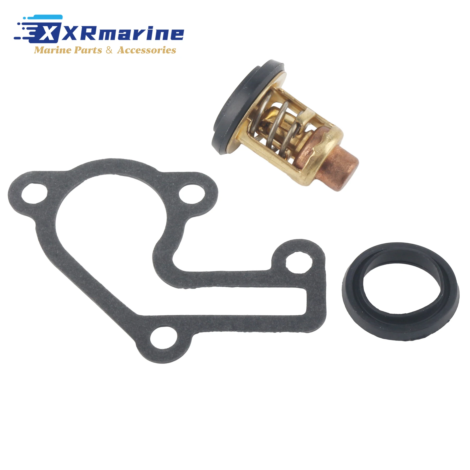 

6F5-12411 Outboard Thermostat Kit W/ Gasket 682-12414 Compatible with Yamaha 6F5-12411-01 6F5-12411-02 6F5-12411-03 6F5-12411-01