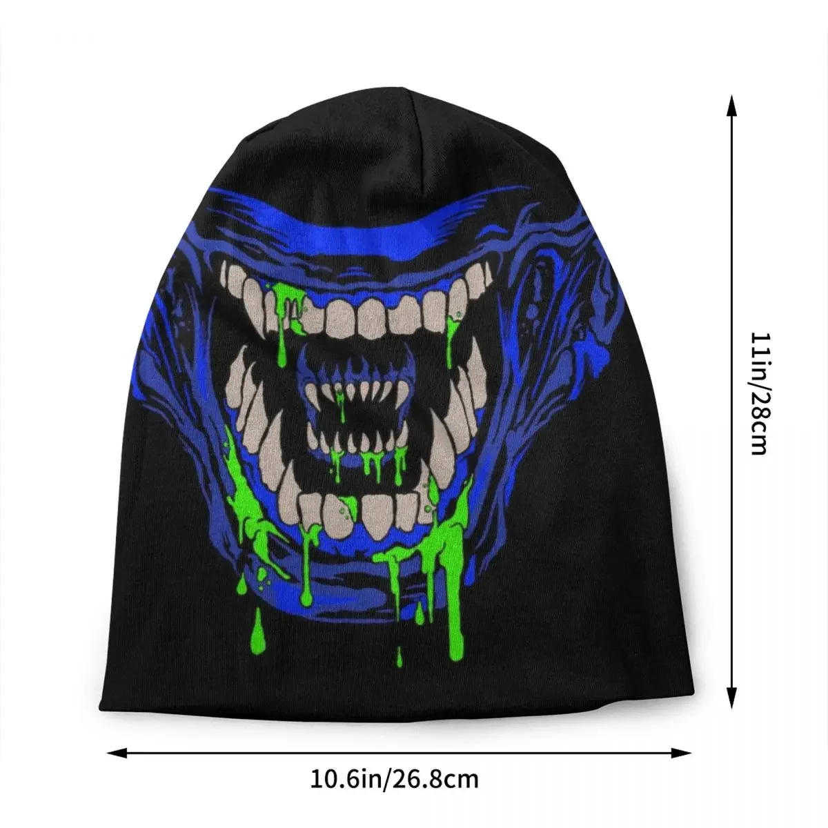 Horror Predator Xenomorph Beanie Cap Unisex Winter Warm Bonnet Homme Knitted Hat Alien  Hunter Skullies Beanies Hats