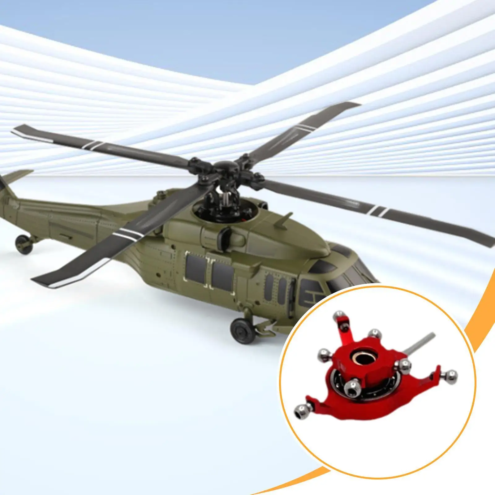 

Запасная часть для радиоуправляемого вертолета Wltoys K124: Поворотная платформа (Swashplate)