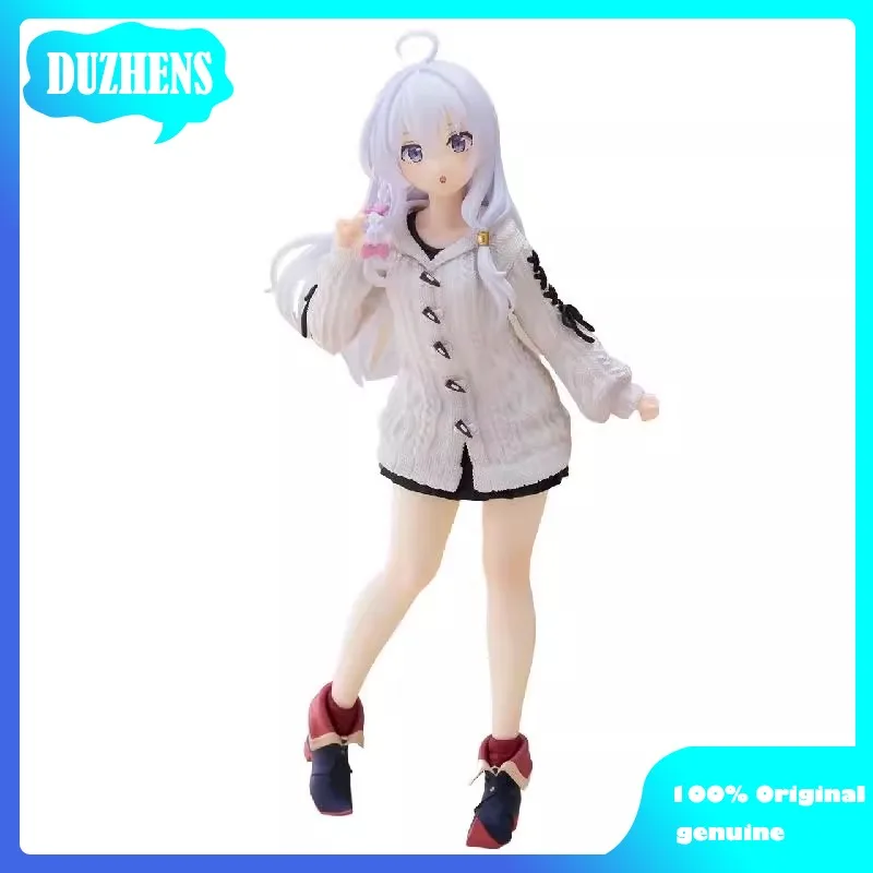 TAITO Coreful Original:The Journey of Elaina sweater 18cm PVC Action Figure Anime Figure Model Toys Figure Collection Doll Gift